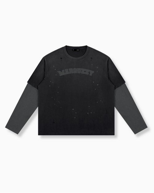 DISTRESSED LAYER TEE